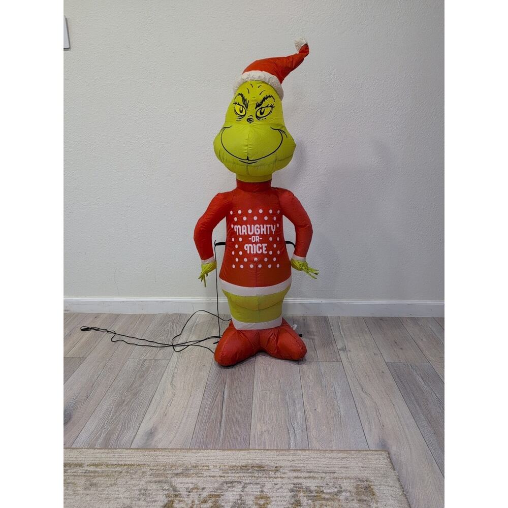 CHRISTMAS THE GRINCH DR SEUSS 4 FT Airblown Inflatable‎ GEMMY